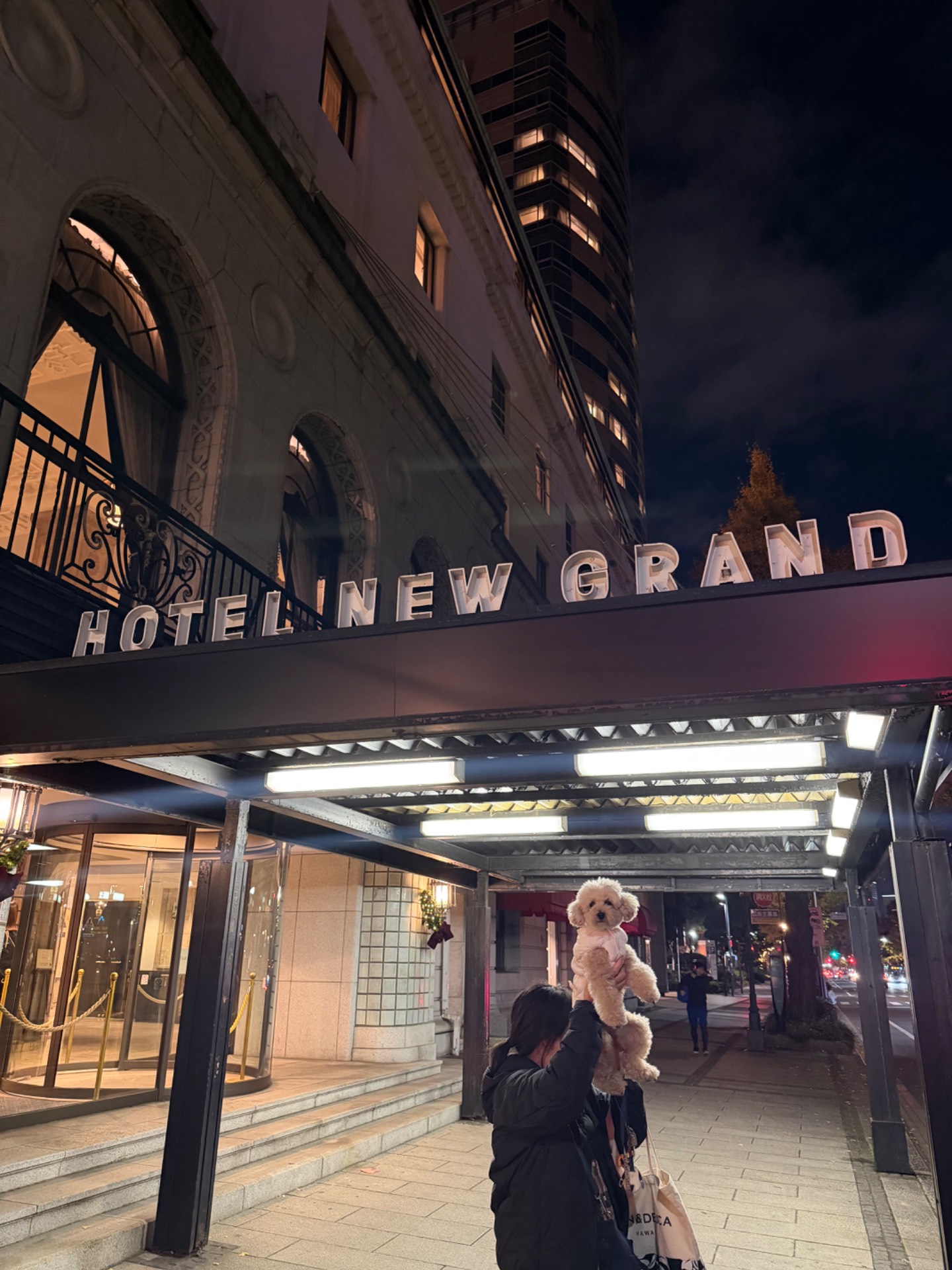 HOTEL NEW GRAND（中庭）